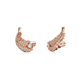Swarovski Idyllia Stud Ergs,Feather,ROS/CRY Earrings