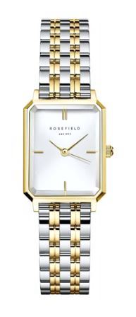 Rosefield Ladies Octagon XS Duotone White 19.5mm watch