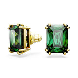 Swarovski Stilla Stud Ergs,GOS/Green CRY Earrings