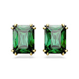 Swarovski Stilla Stud Ergs,GOS/Green CRY Earrings
