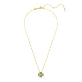 Swarovski Idyllia Pendant - Gold Tone-Plated - Green Crystals
