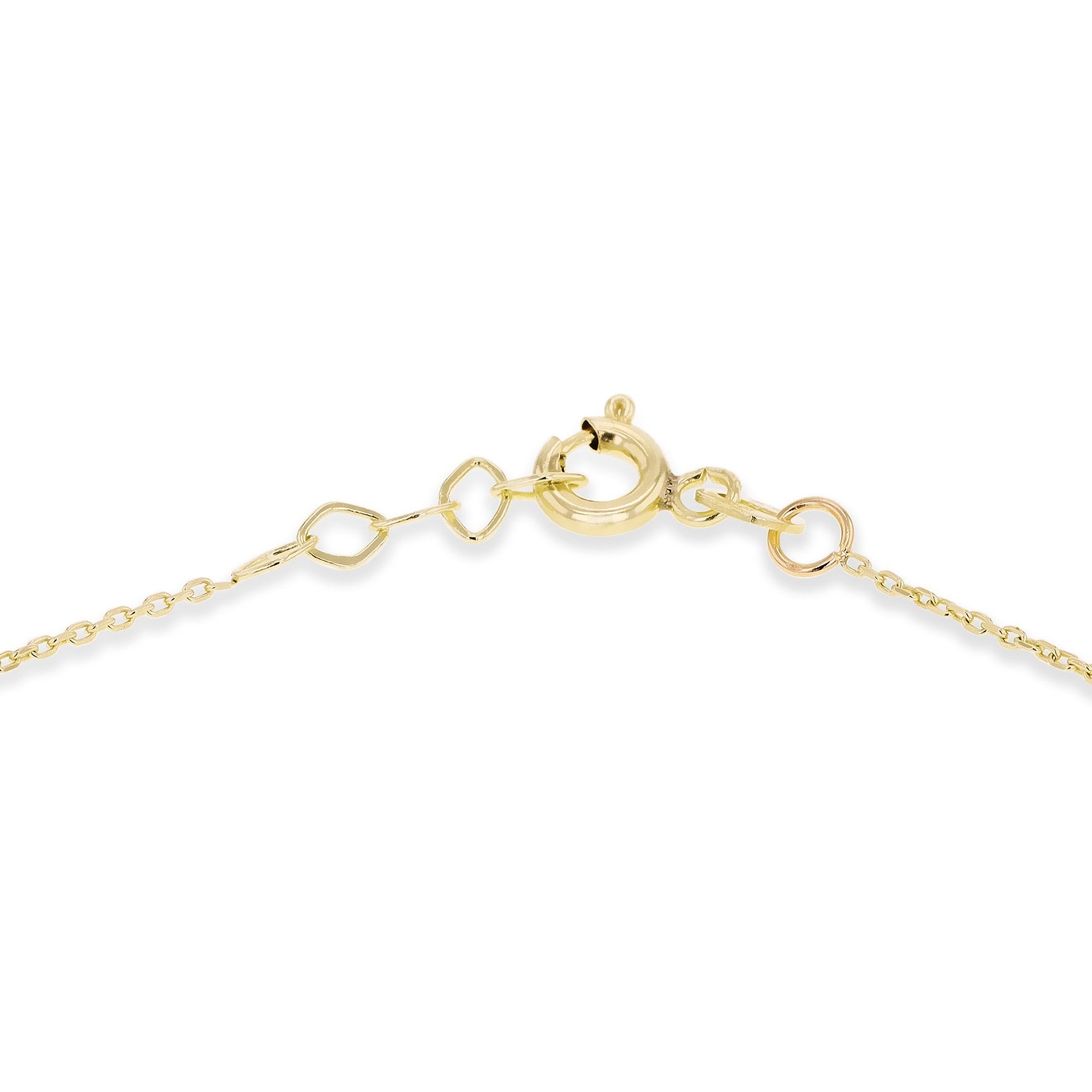 9ct Yellow Gold Multi-Coloured Round Cubic Zirconia Bracelet 7.5'