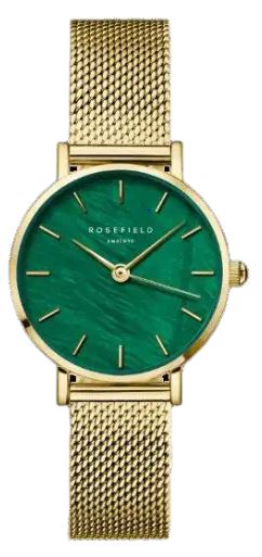 Rosefield Ladies Small Edit Emerald Green 26mm watch