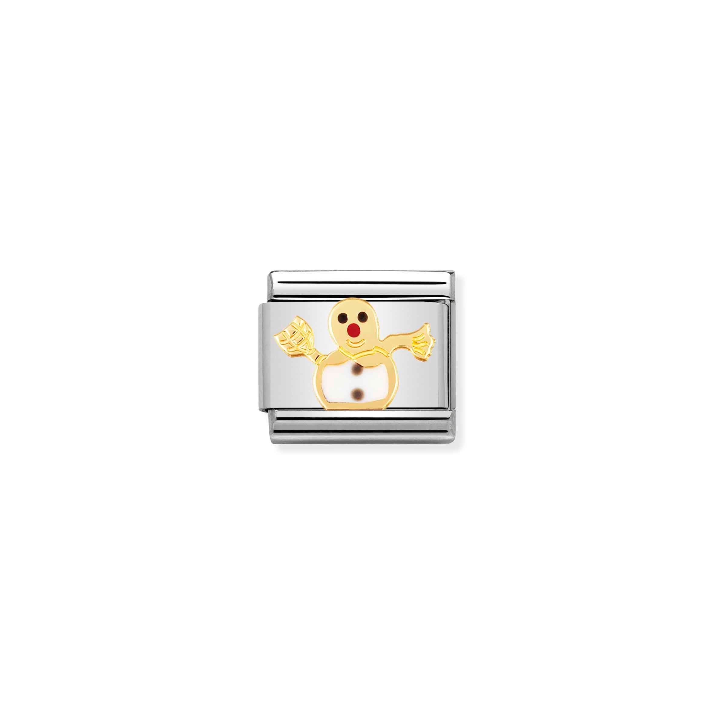 Nomination Composable Classic Christmas Snowman Link