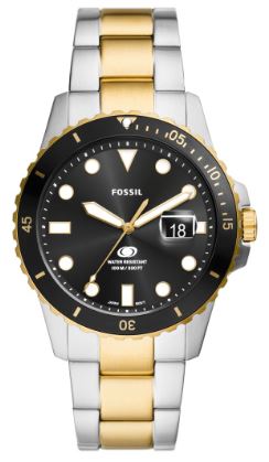 Fossil Mens Fossil Blue Black 42mm watch