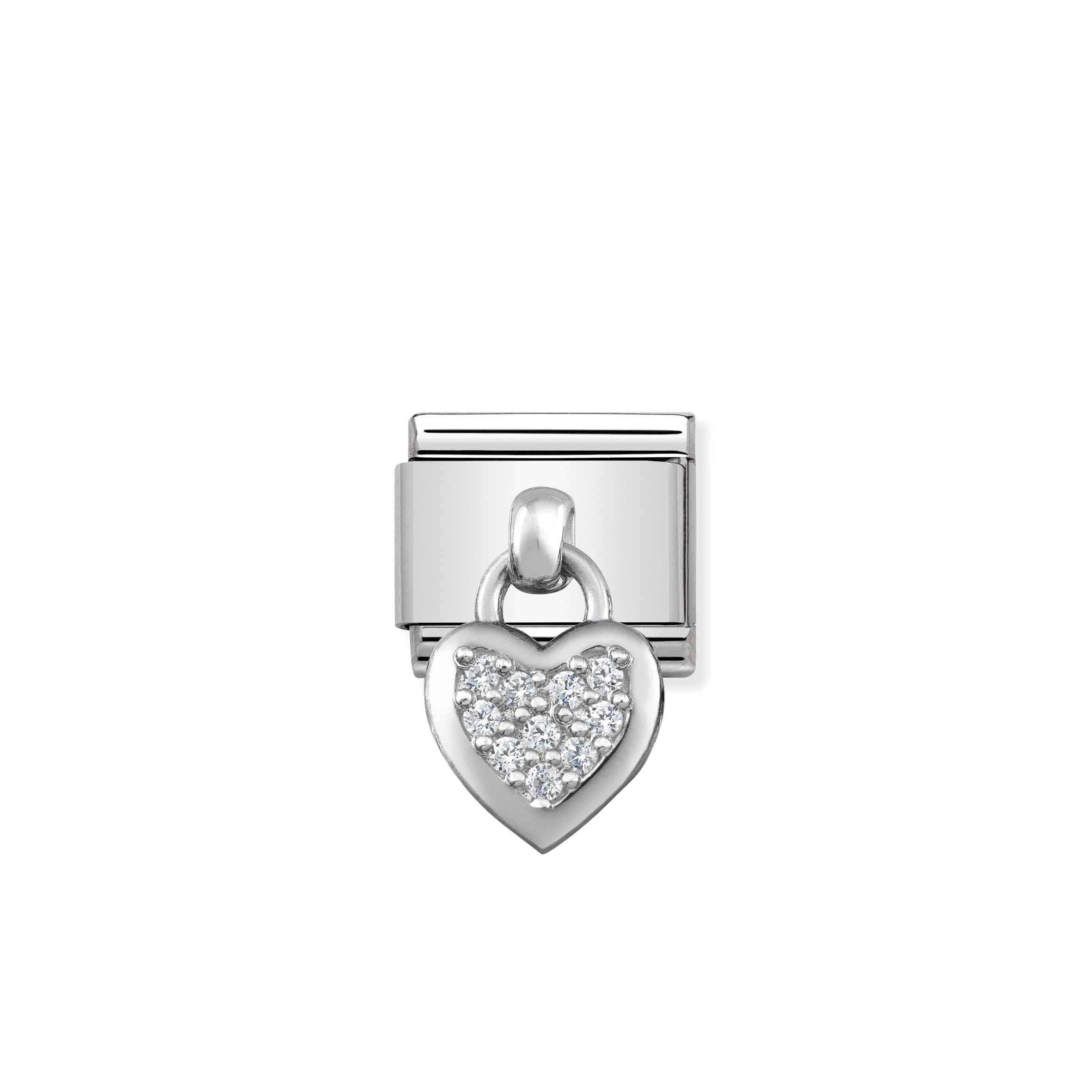 Nomination Composable Classic Hanging Heart Charm