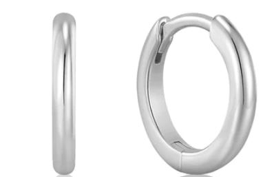 Ania Haie Sterling Silver Mini Hoop Earrings 10mm