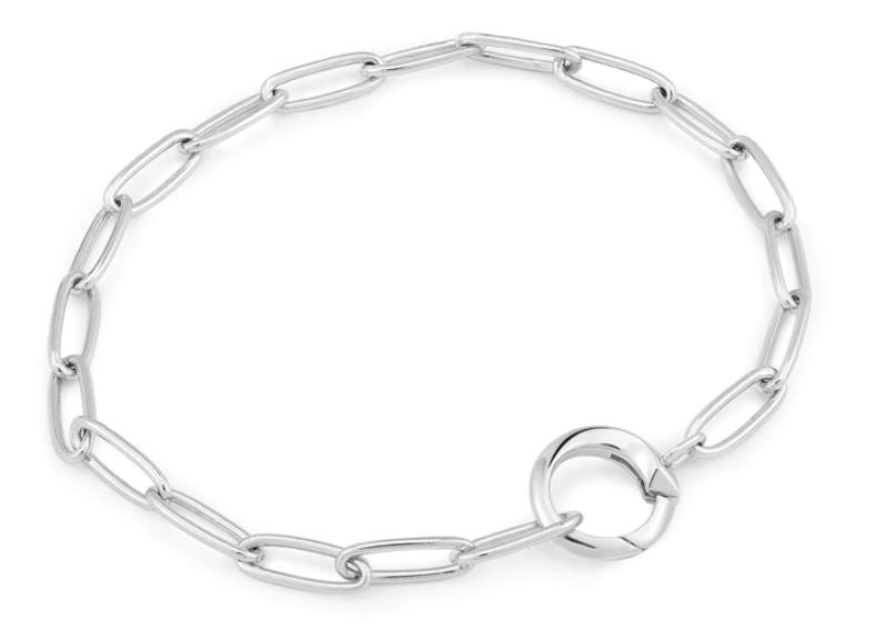 SS Link Charm CONN Bclt 18.5cm