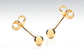 Celestial 9ct Yellow Gold Star Stud Earrings
