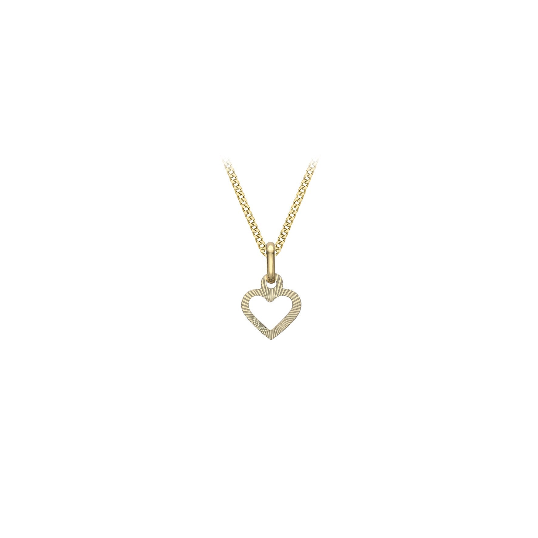 Forever Welded - 9ct Yellow Gold Open Heart Charm