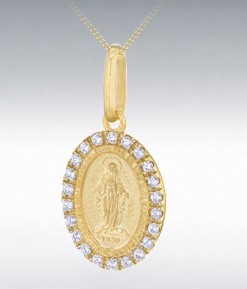 9Y CZ OV Holy Mary Pndt 16-18"