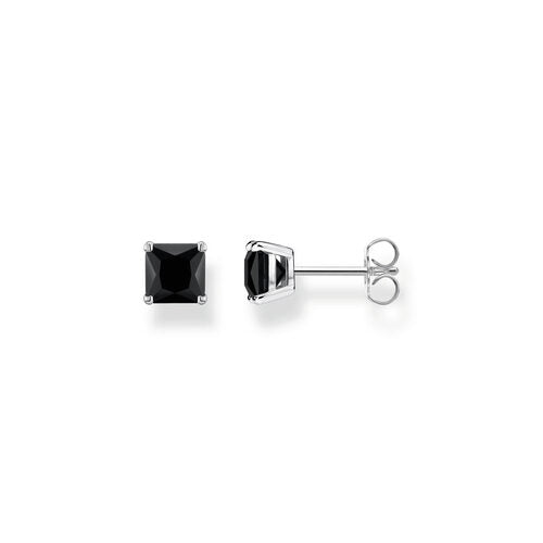 Thomas Sabo Sterling Silver Square Black Onyx Stud Earrings