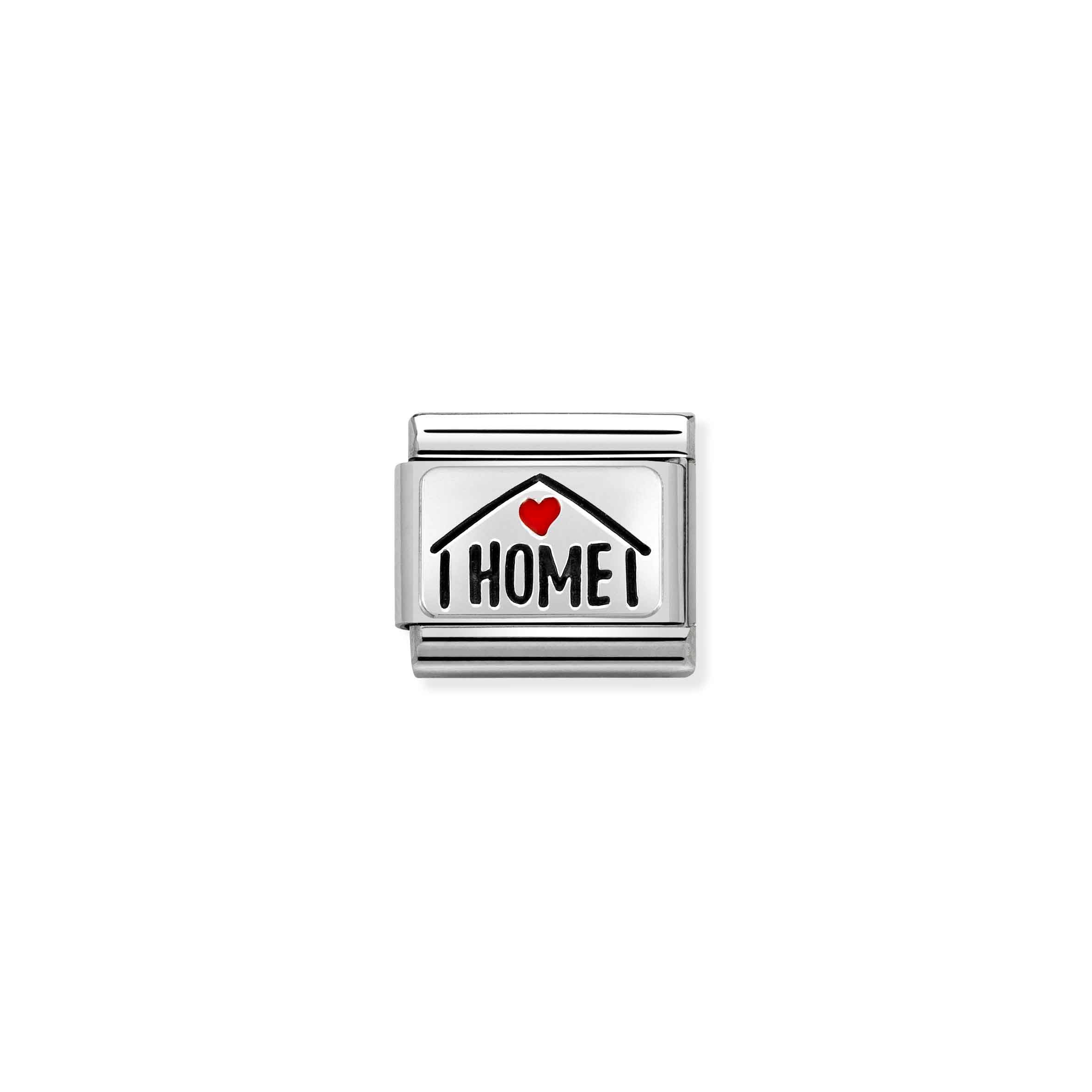 Nomination Composable Classic Home With Heart Link