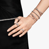 Swarovski Hyperbola Bangle CRY/RHS- M Bracelet