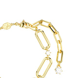 Swarovski Constella Bracelet - Gold Tone-Plated - M - White Crystals