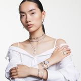 Swarovski Sublima Drop Ergs CRY/RHS Earrings