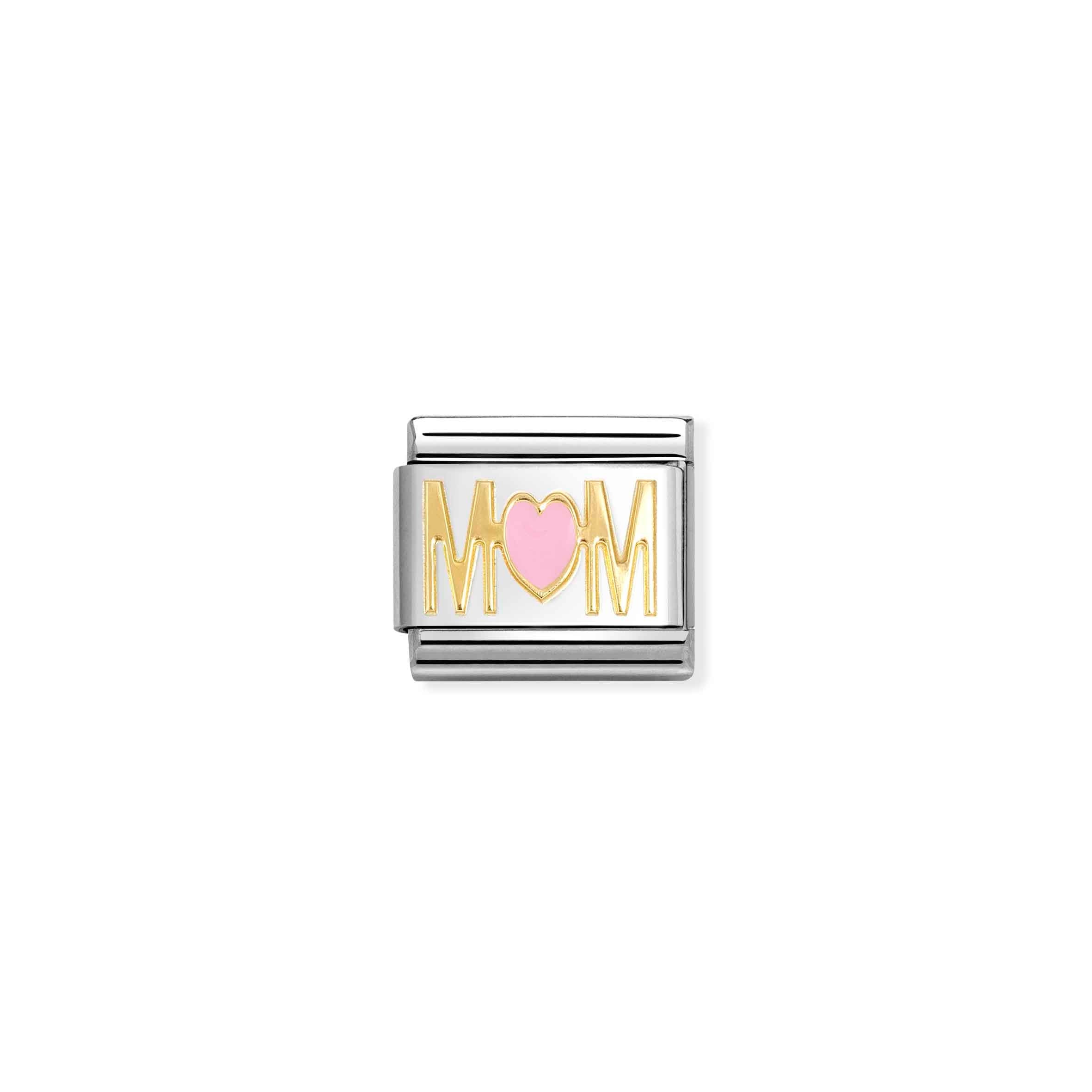 Nomination Composable Classic Symbols 'Mom Pink Heart' Link