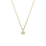 Swarovski Sublima Double Chain Pendant - Gold Tone-Plated - White Crystals
