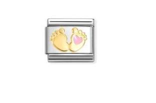 Nomination Composable Classic Pink Foot Symbol Link