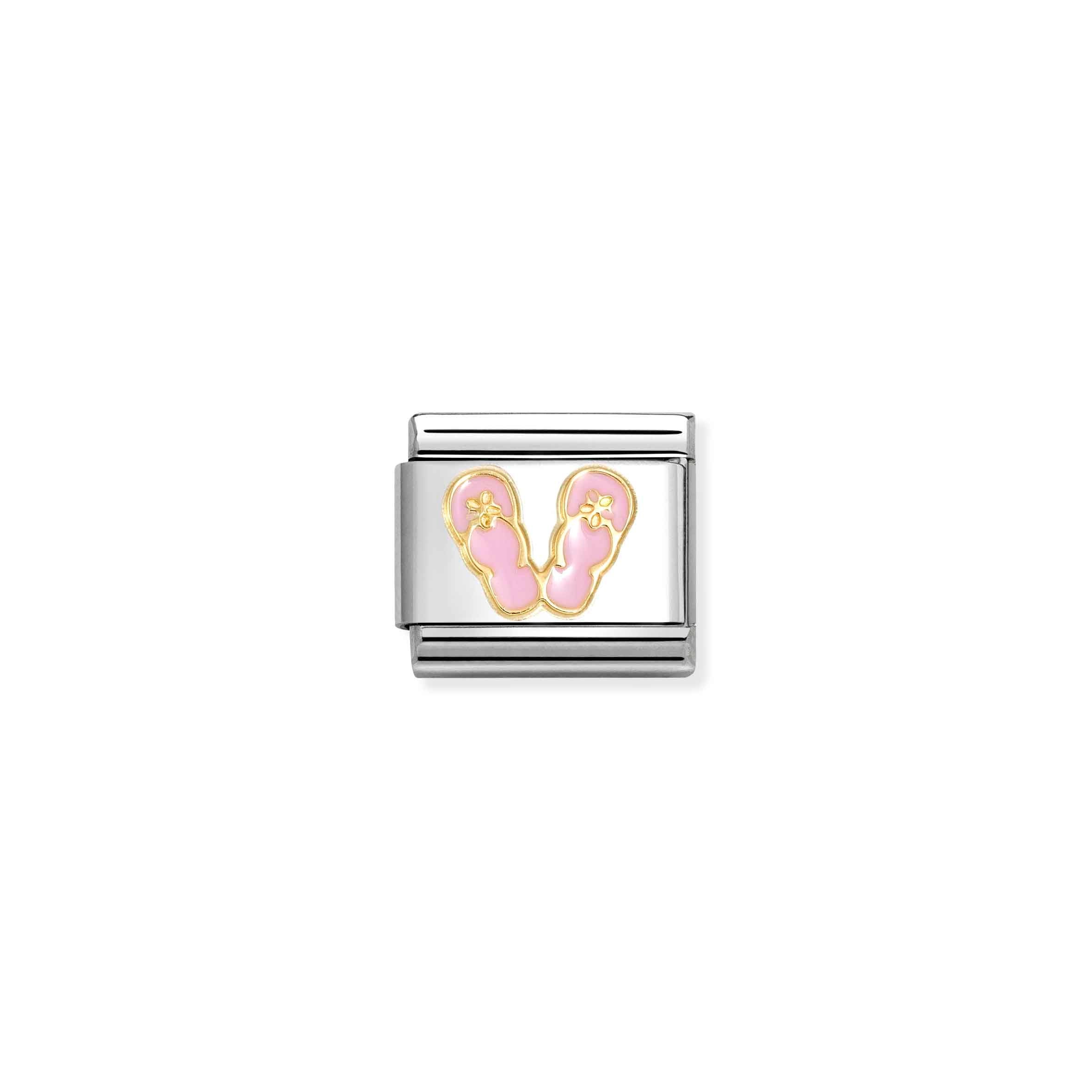 Nomination Composable Classic Pink Flip Flop Charm