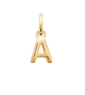 Burren - Only Me,Yellow Gold Plated Initial A Pendant 38cm