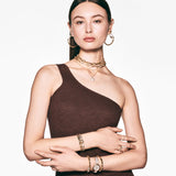 Swarovski Lumina Jacket Ergs CRY/GOS Earrings