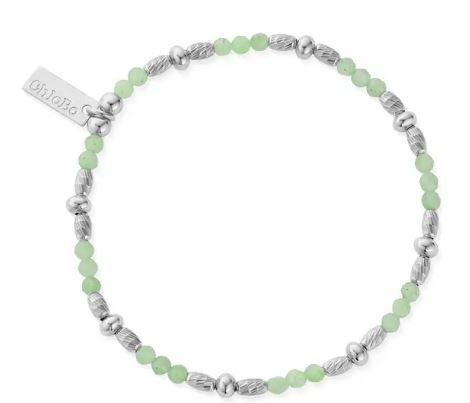 Sterling Silver Sparkle Aventurine Bracelet