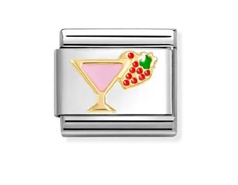 Nomination Composable Classic Symbols Strawberry Cocktail Charm