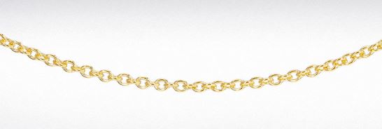 Adjustable 9ct Yellow Gold Trace Chain