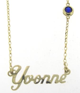 9Y 'Yvonne' Pndt Sept Birthstone