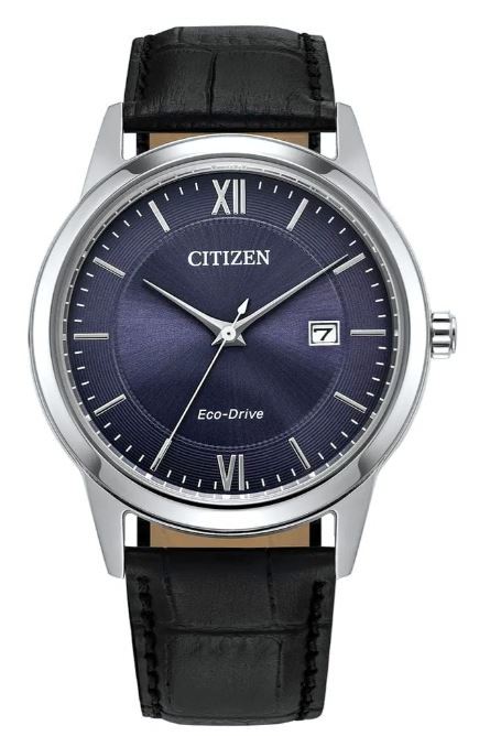 Citizen Corso - Blue Dial, Steel Case, Black Leather Strap, 41mm