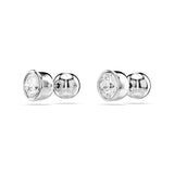 Swarovski Imber Stud Earrings - Rhodium Plated - White Crystal