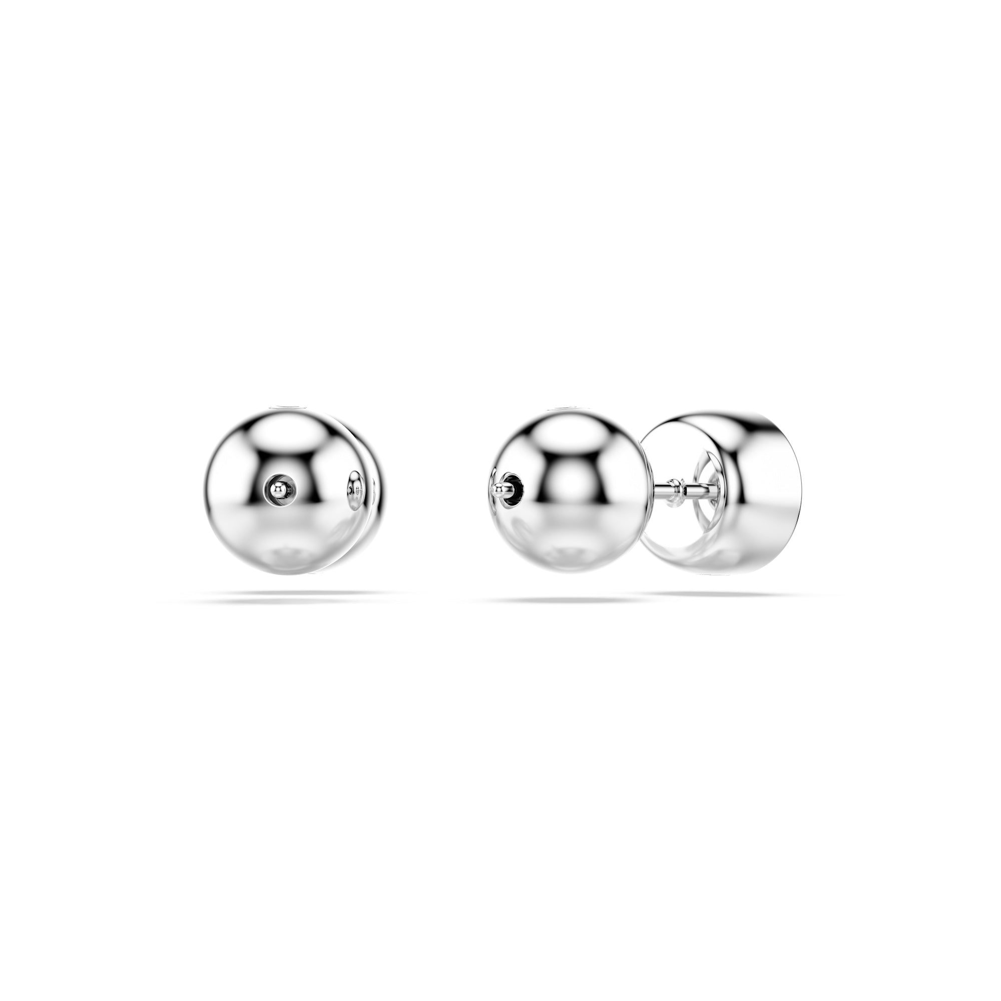 Swarovski Imber Stud Earrings - Rhodium Plated - White Crystal
