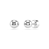Swarovski Imber Stud Earrings - Rhodium Plated - White Crystal
