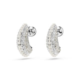 Swarovski Sublima Drop Earrings - Rhodium Plated - Crystal Pearl