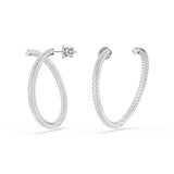 Swarovski Dextera Hoop Ergs CRY/RHS Earrings