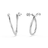 Swarovski Dextera Hoop Ergs CRY/RHS Earrings
