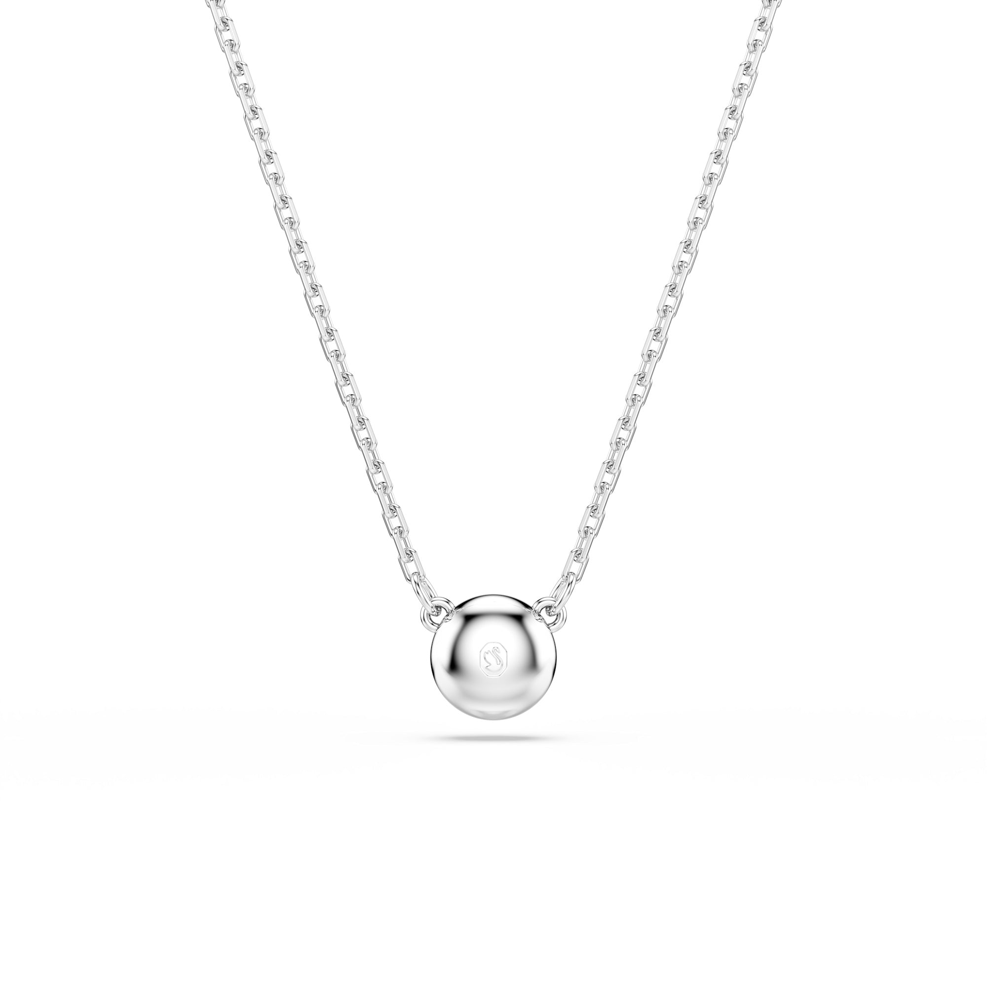 Swarovski Imber Pendant - Rhodium Plated - White Crystal