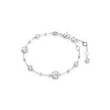 Swarovski Imber Bracelet - Rhodium Plated - M - White Crystals