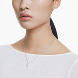 Swarovski Matrix Set - Rhodium Plated - Crystal Pearl Jewellery Sets Necklace