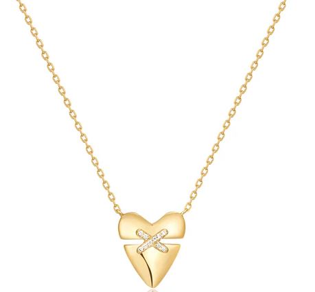 SS/YGP Heart Kiss CZ Nlace 40-45cm