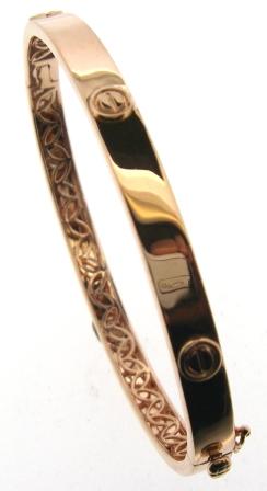 9ct Yellow Gold Twist Link Bracelet