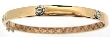 9ct Yellow Gold Twist Link Bracelet