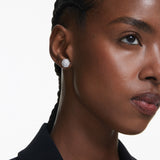 Swarovski Idyllia Stud Ergs, Snowflake RHS/CRY Earrings