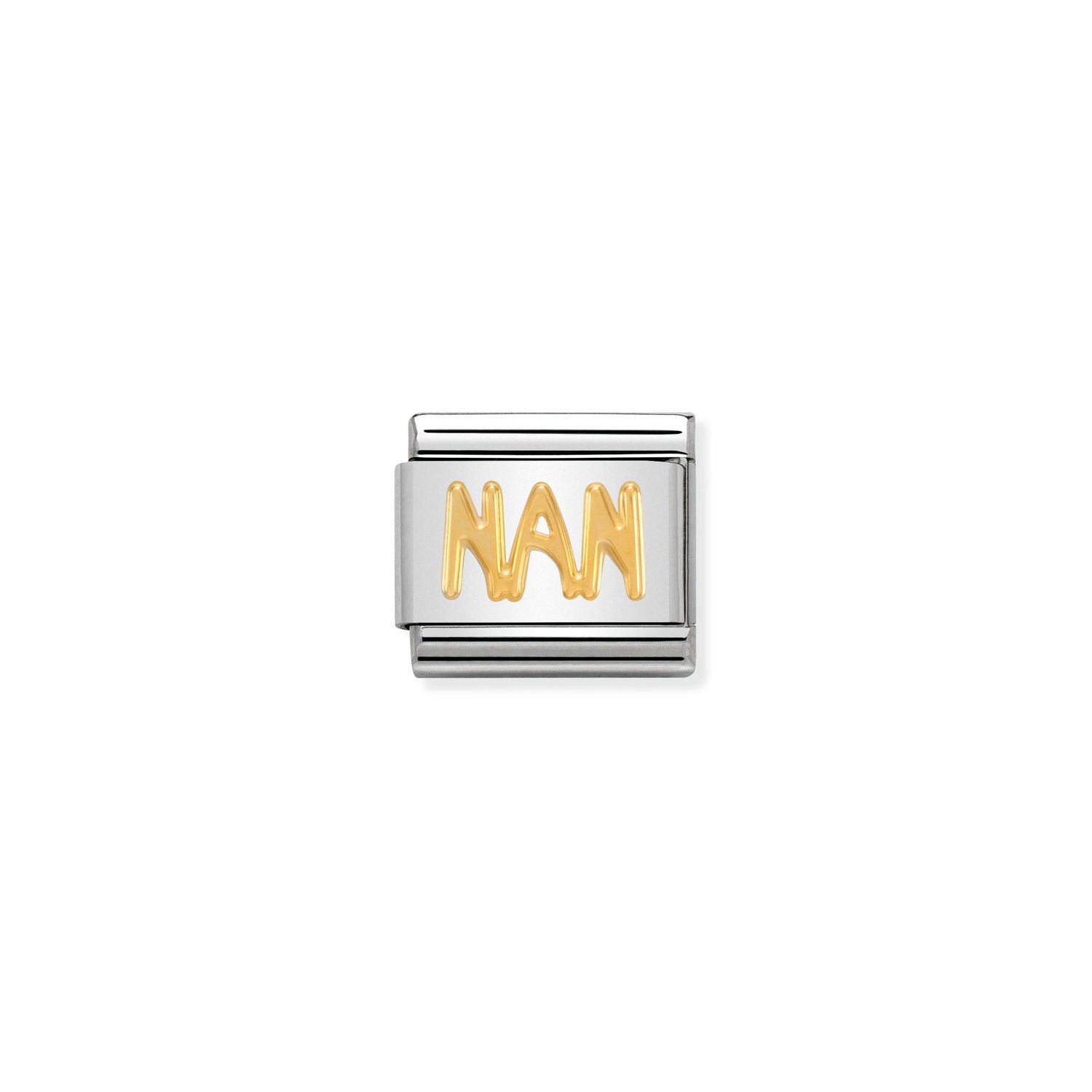 Nomination Composable Classic 'Writings' Two-Tone Link