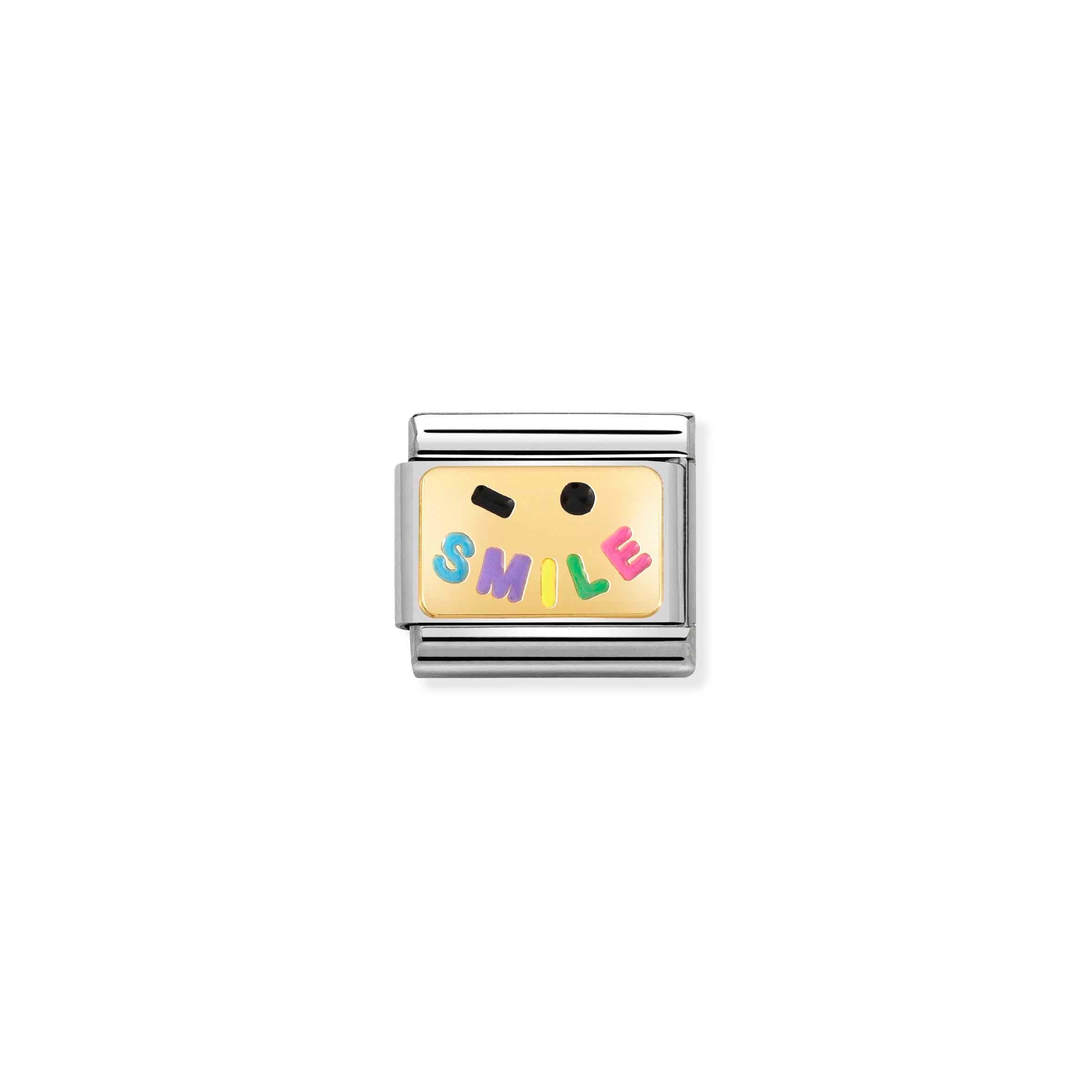 Nomination Composable Classic Smile Charm Link