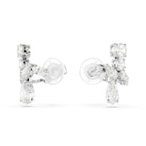 Swarovski Matrix Clip Ergs CRY/RHS Earrings