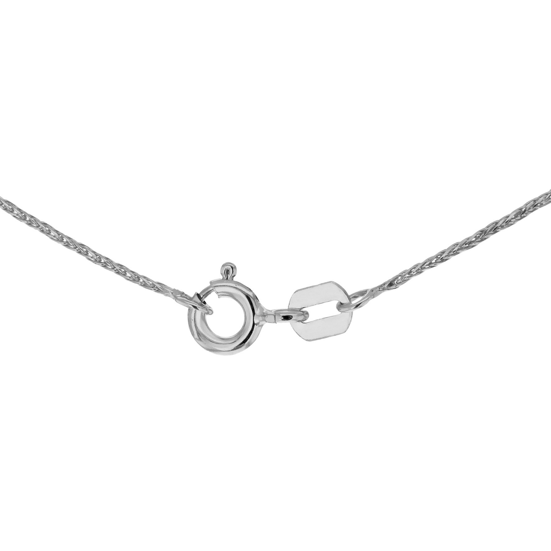 Elegant 9ct White Gold Spiga Chain