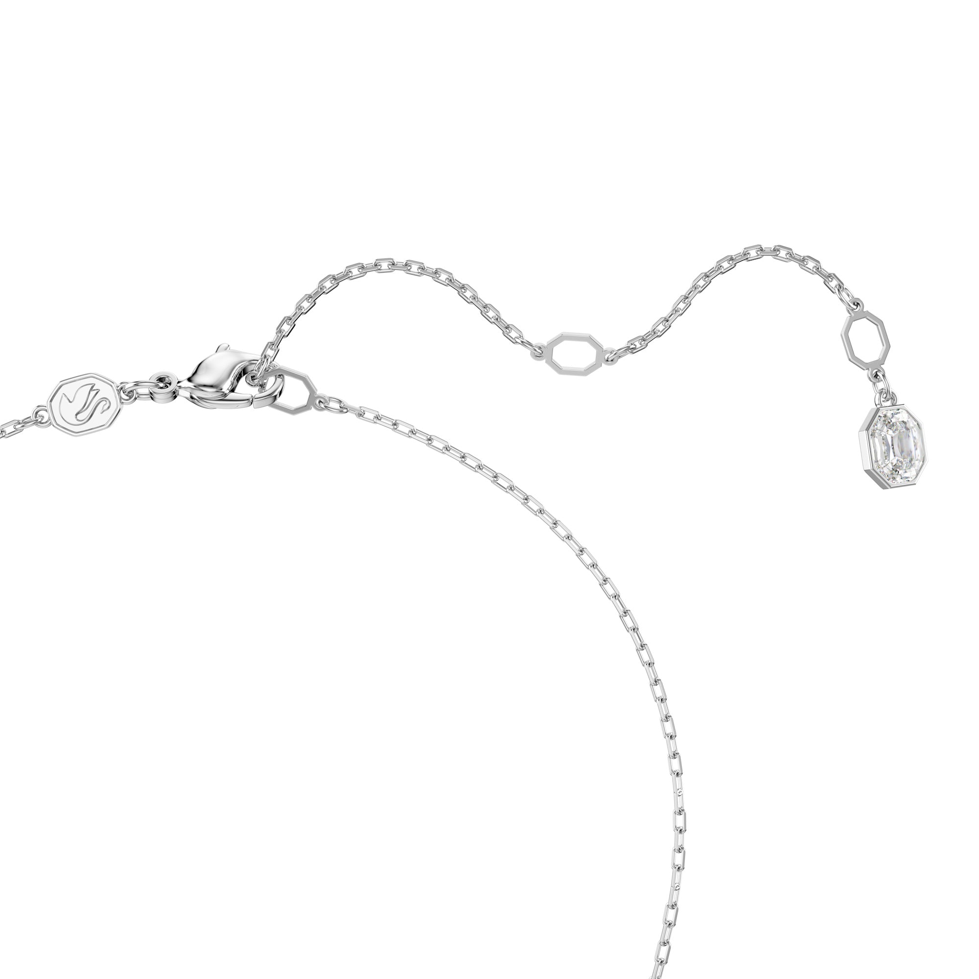 Swarovski Sublima Pendant - Rhodium Plated - White
