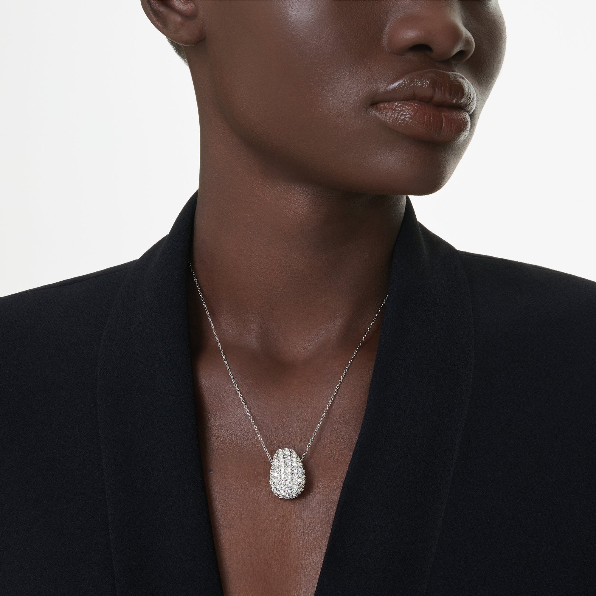 Swarovski Sublima Pendant - Rhodium Plated - White